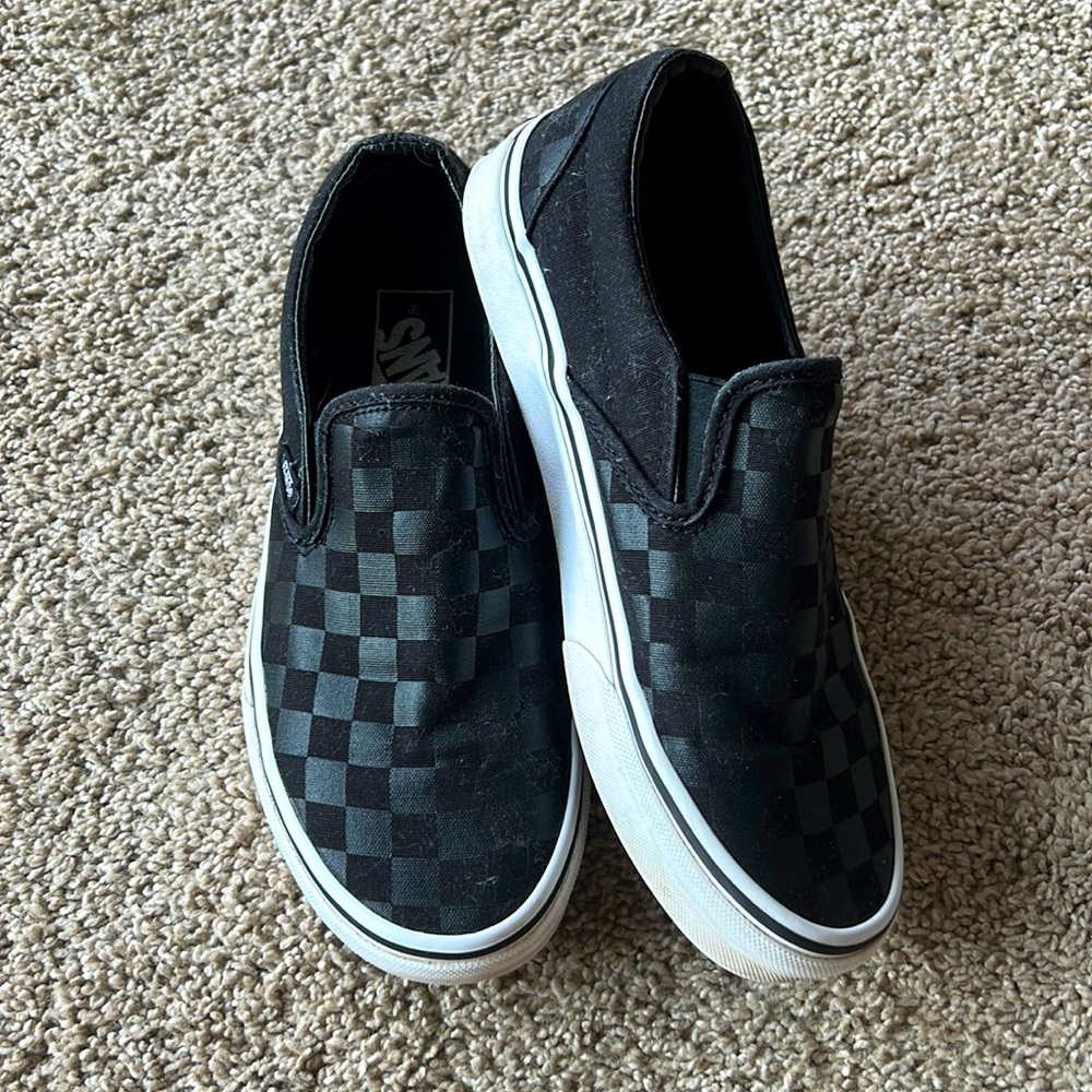 Slip On Black Checker Vans
